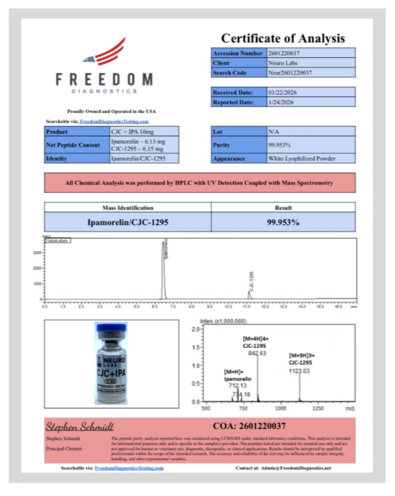 CJC-1295 wo DAC + Ipamorelin (5/5MG) - Image 2